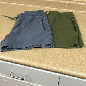 Pair of Basic cotton shorts.